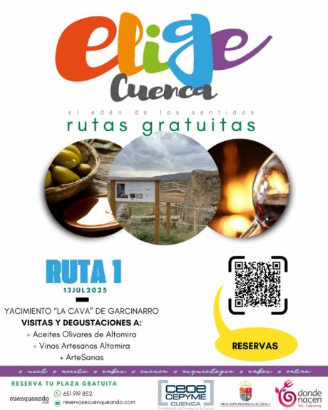 Elige Cuenca organiza una ruta gratuita por La Alcarria este 13 de julio con patrimonio y gastronomía local