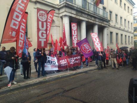 Manifestación en Cuenca por la mejora de los derechos laborales en el 1º de Mayo