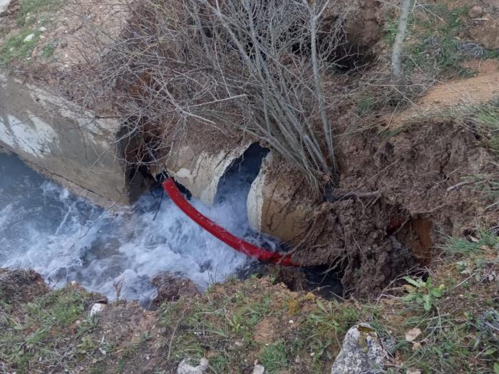 Reparada una importante avería en la canalización para el abastecimiento de agua en la capital