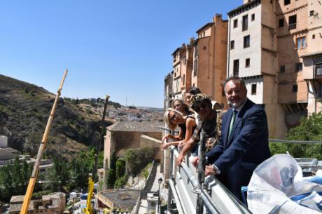 Nuevo retraso en las escaleras mecánicas del Casco de Cuenca por restos arqueológicos