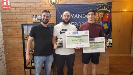 Samuel Carrasco y Diego López se proclaman campeones del XVII Circuito de Frontenis Diputación de Cuenca