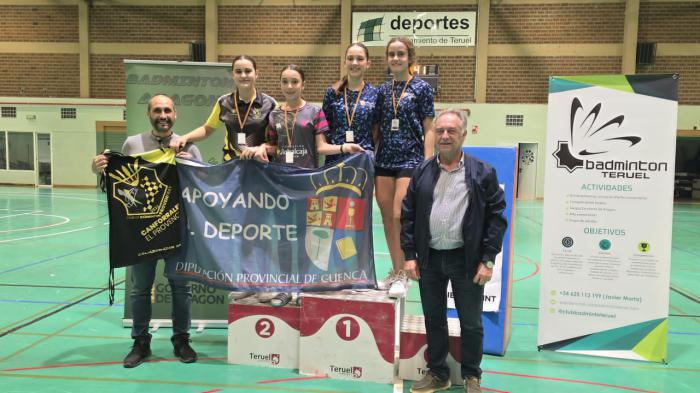 El Club Deportivo Bádminton Albatros brilla en el Master Territorial de Teruel con un subcampeonato en dobles femenino