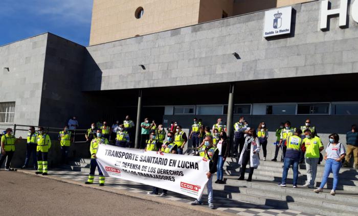 CCOO-FSC reivindica ante la Junta la gestión directa del transporte sanitario 