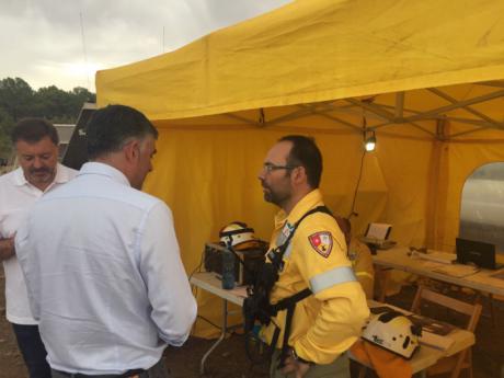 Estabilizado el incendio de Campillo de Altobuey, tras quemar 1.200 hectáreas
 