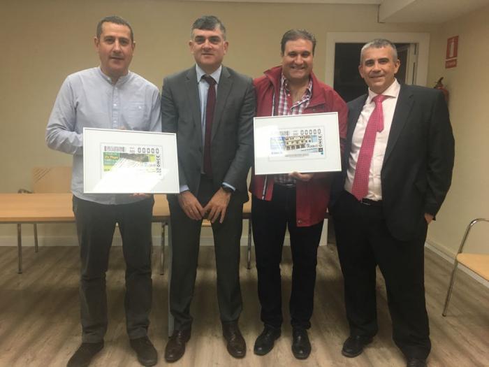 Casas de Fernando Alonso y Molinos de Papel, en el cupón de la ONCE