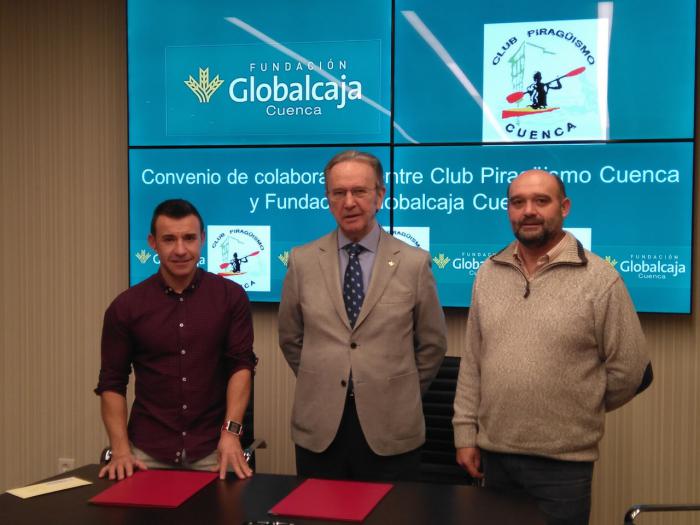 Globalcaja renueva su acuerdo de colaboración con el Club Piragüismo de Cuenca