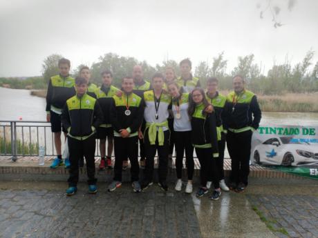 Gran actuación del Club Piragüismo Cuenca con Carácter la I Copa de España de Media Maratón