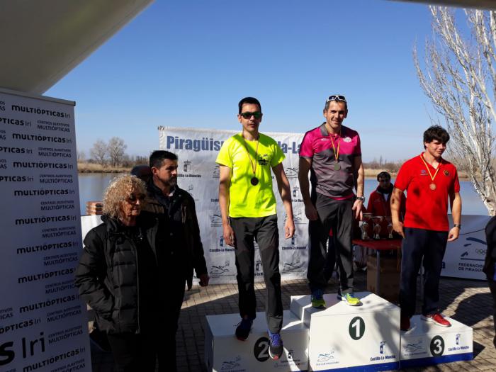 Gran actuación del Club Piragüismo Las Grajas en el campeonato autonómico de Castilla-La Mancha