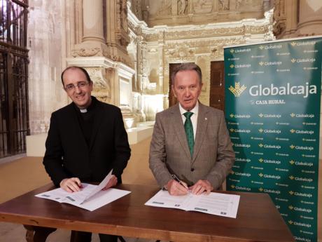 Firmado el convenio de Globalcaja y el Cabildo de la Catedral para el “Proyecto ilumina la Catedral”