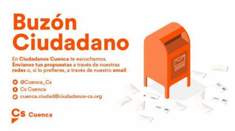 Ciudadanos pone en marcha un ‘Buzón Ciudadano’ para dar participación a los conquenses en su programa electoral
