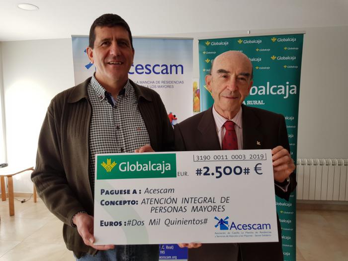 Convenio de Globalcaja con ACESCAM para la atención integral de personas mayores o en situación de dependencia