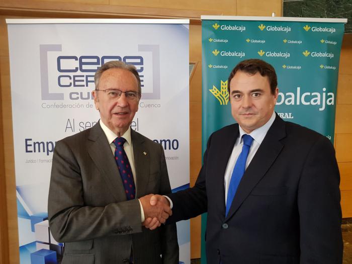 Globalcaja y CEOE CEPYME Cuenca sellan su colaboración para el proyecto ‘Invierte en Cuenca’