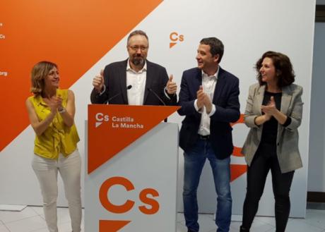 Ciudadanos Castilla-La Mancha logra un resultado histórico y obtiene diputados en Toledo, Albacete, Guadalajara y Ciudad Real