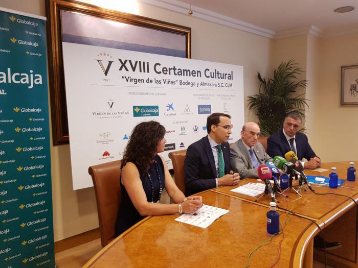 Globalcaja acoge la presentación del XVIII Certamen Cultural Cooperativa Virgen de las Viñas