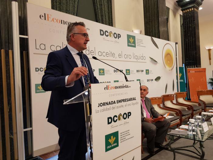 Globalcaja, en la Jornada Empresarial, la calidad del aceite, el oro líquido