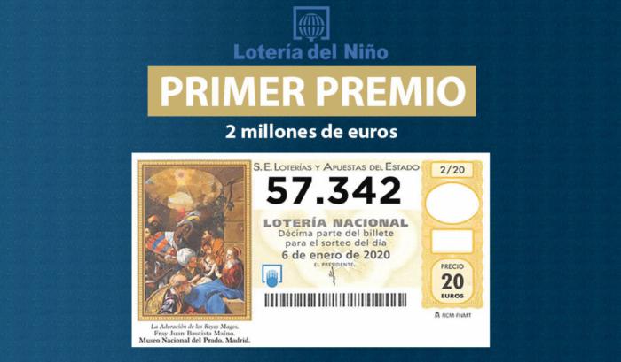 El primer premio del Niño deja un millón de euros en Tarancón