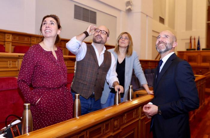 Carmen Picazo, Úrsula López Fuentes, David Muñoz Zapata y Alejandro Ruiz, diputados de Ciudadanos en las Cortes de Castilla-La Mancha