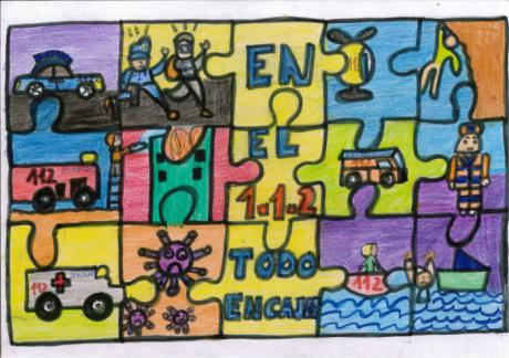 Un alumno del colegio ‘Alarcos’ de la pedanía ciudadrealeña de Valverde gana la IX edición del Concurso de Dibujo Escolar sobre el 1-1-2