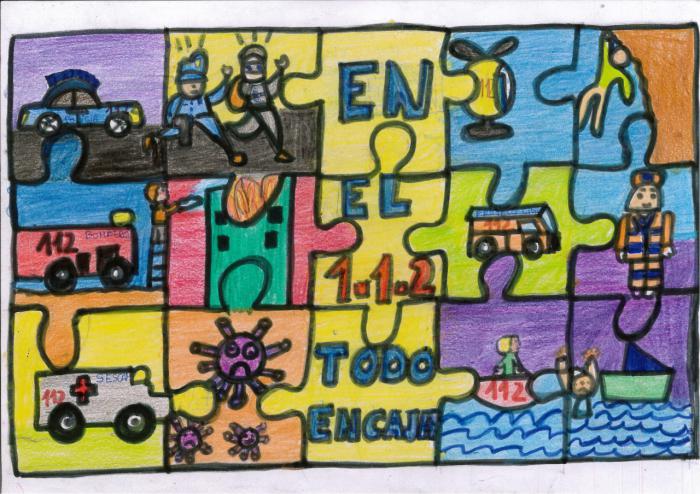 Un alumno del colegio ‘Alarcos’ de la pedanía ciudadrealeña de Valverde gana la IX edición del Concurso de Dibujo Escolar sobre el 1-1-2
