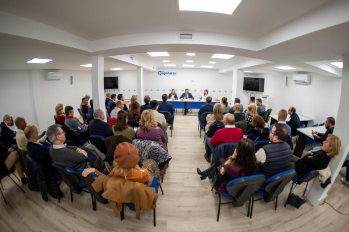 Paco Núñez, durante su intervención en el Comité Ejecutivo Autonómico del PP-CLM, donde cargó contra la gestión del PSOE y anunció la renovación del comité de dirección regional.