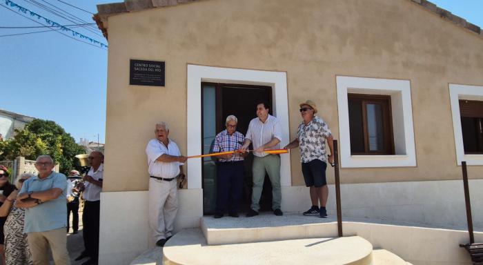 Saceda del Río inaugura su nuevo Centro Social coincidiendo con la Fiesta de la Virgen de la Paz