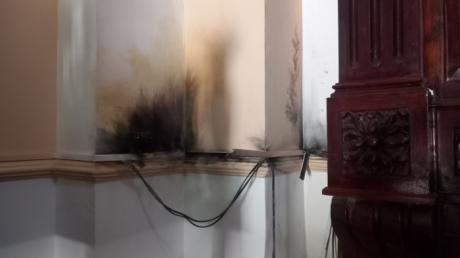 Un rayo causa importantes daños en la ermita de San Isidro de Cuenca durante la tormenta del sábado