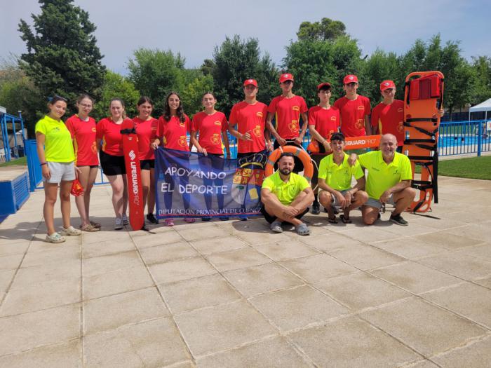 Una decena de alumnos participan en el curso de socorristas acuáticos en Tarancón