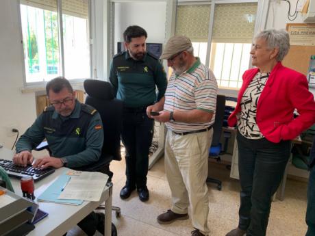 La Intervención Móvil de Armas acerca sus servicios al medio rural con una nueva parada en Landete