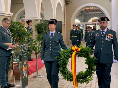 La Guardia Civil celebra en Cuenca su 182 aniversario con un homenaje a los caídos en acto de servicio
