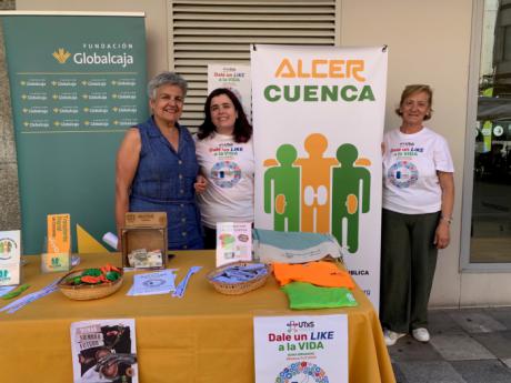 ALCER Cuenca visibiliza la importancia de la donación de órganos en una jornada informativa