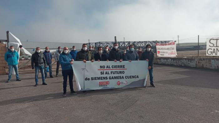 Los trabajadores de Siemens Gamesa agradecen y valoran las mociones de apoyo de la Diputación y del Ayuntamiento