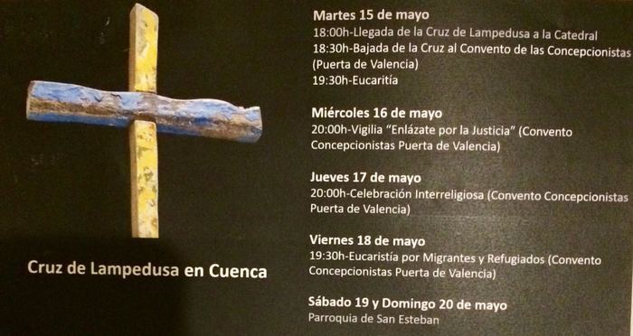 La Cruz de Lampedusa llega este martes a Cuenca