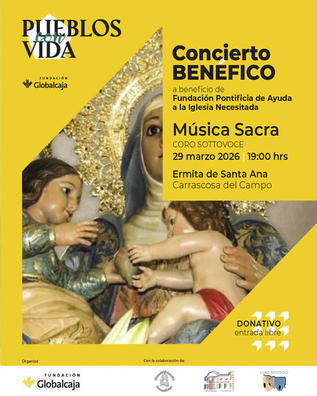 Carrascosa del Campo acoge un concierto benéfico por el centenario de la Ermita de Santa Ana