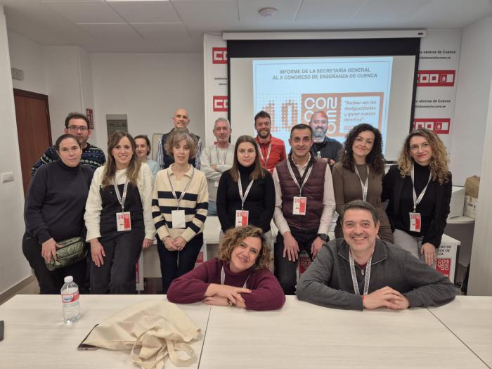 Alfredo Guijarro, elegido por unanimidad secretario general de CCOO Enseñanza de Cuenca