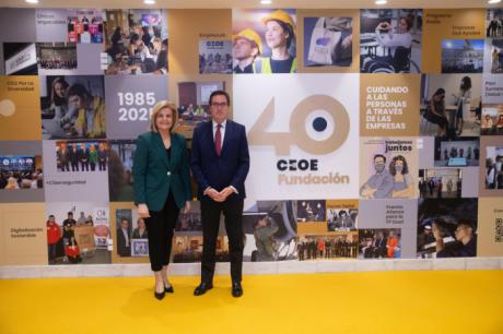 CEOE CEPYME reconoce el papel de la fundación CEOE en sus 40 años de historia