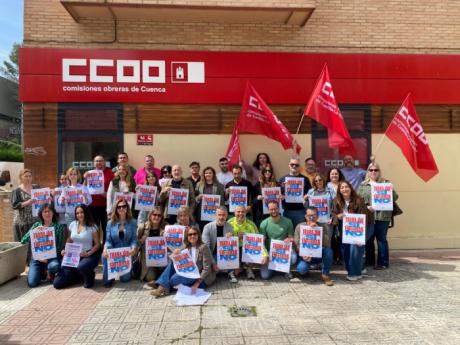 CCOO de Cuenca alerta del aumento de la siniestralidad laboral y exige más prevención en el 28 de abril