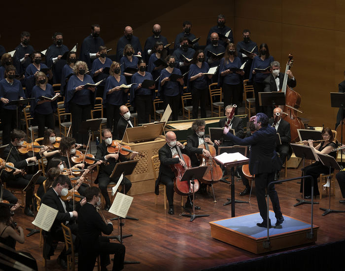 Éxtasis en la SMR con la Orquesta y Coro Nacionales de España y su ‘misa en si menor’ de Bach en un Auditorio repleto