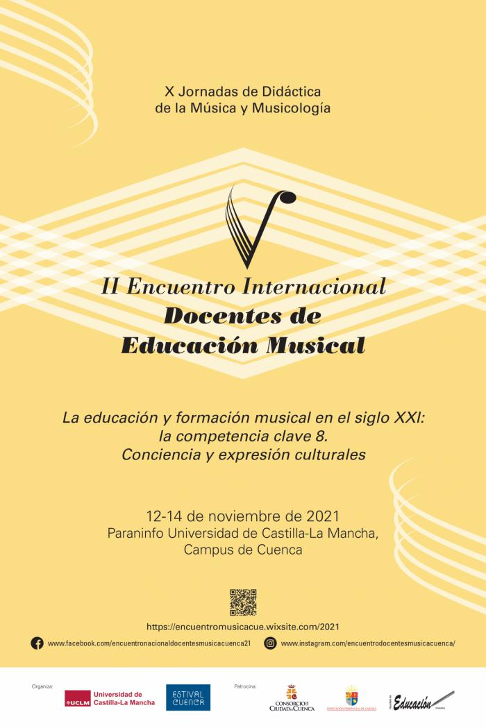 El 30 de septiembre se cierra el llamamiento a comunicaciones II Encuentro Internacional de Docentes de Música de Cuenca