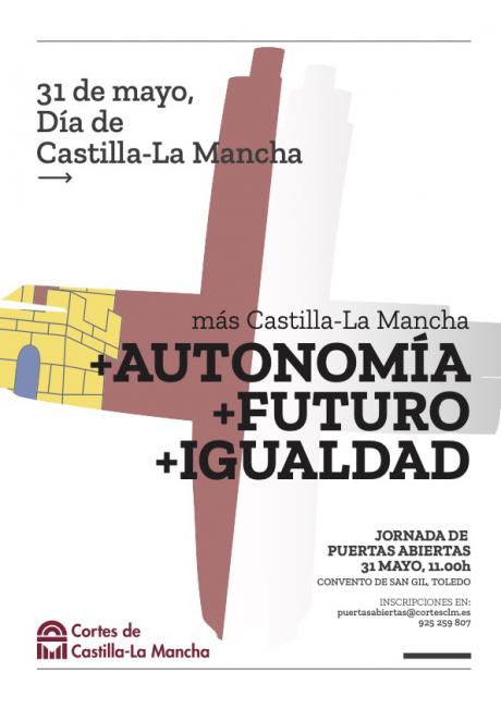 Las Cortes regionales celebran el 31 de Mayo con iluminación del Convento de San Gil, ‘puertas abiertas’ y una campaña que valora el refuerzo de la autonomía