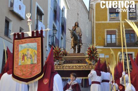 La Procesión del Hosanna abre la semana de pasión conquense