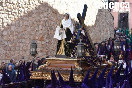 La imagen de Jesús Caído y la Verónica estrenará este Semana Santa nuevo sudario y vestido