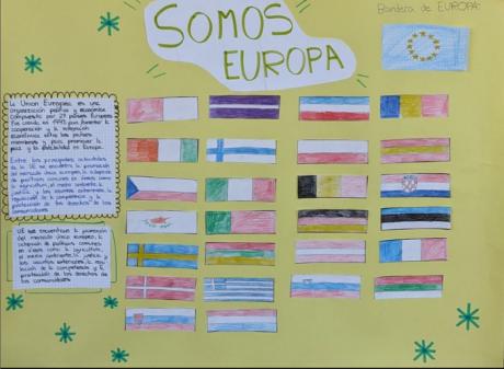 El Colegio de Santa Ana ganador del concurso del "Celebramos el día de Europa de la Junta