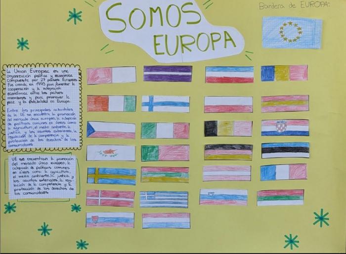El Colegio de Santa Ana ganador del concurso del 'Celebramos el día de Europa de la Junta