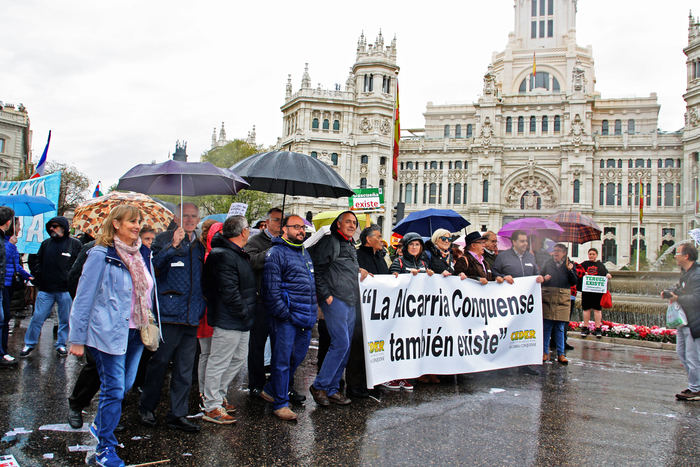 CEDER Alcarria Conquense participó este domingo en la manifestación contra la despoblación “Revuelta de la España Vaciada”