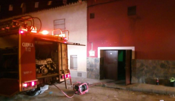 Se incendia el local de una peña en Fuente de Pedro Naharro