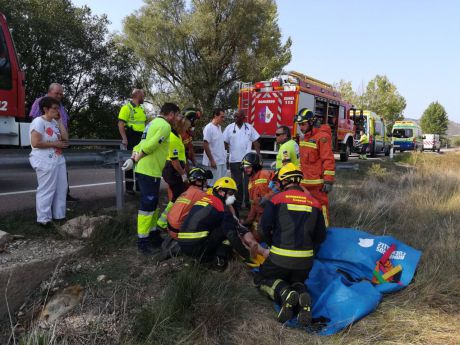 Muere un hombre de 40 años en un accidente de tráfico en El Peral