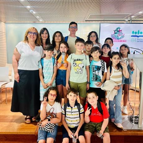 Iñaki Benito, alumno del CRA 'Elena Fortún' de Villar de Olalla, representa a Castilla-La Mancha en el certamen nacional de “Gigantes de la Lectura”