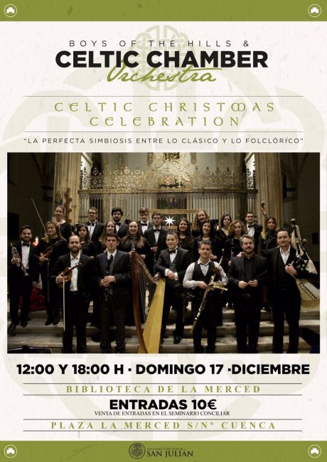 El Seminario Conciliar de San Julián acoge el concierto de Celtic Chamber Orchestra