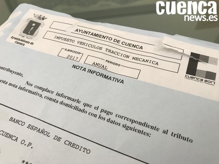 El Ayuntamiento de Cuenca aumenta las bonificaciones de los recibos domiciliados
