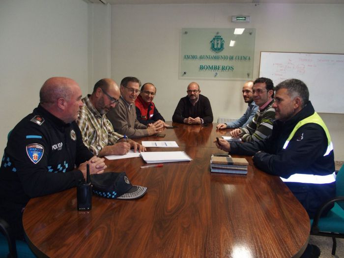 Reunión de los integrantes del PEMUVI ante la previsión de posibles nevadas en durante el fin de semana